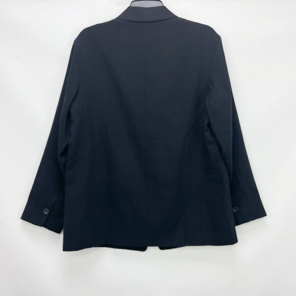 Everlane Women's The Easy Blazer Size 8 Black One Button Slim-Notch Lapel NWT - Picture 7 of 9